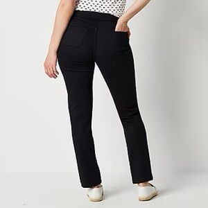 Stylish Pull-On Black Pants